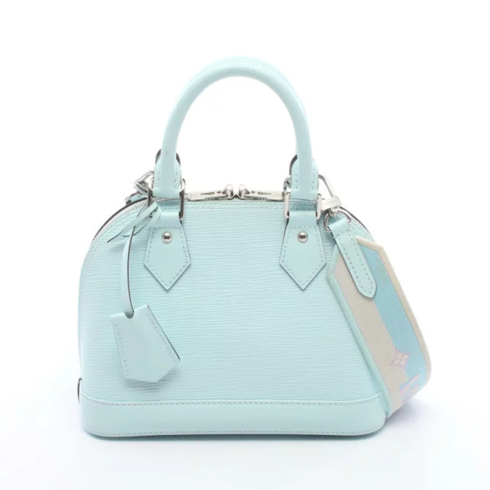 Louis Vuitton Alma Seaside Handbag Leather Epi Blue